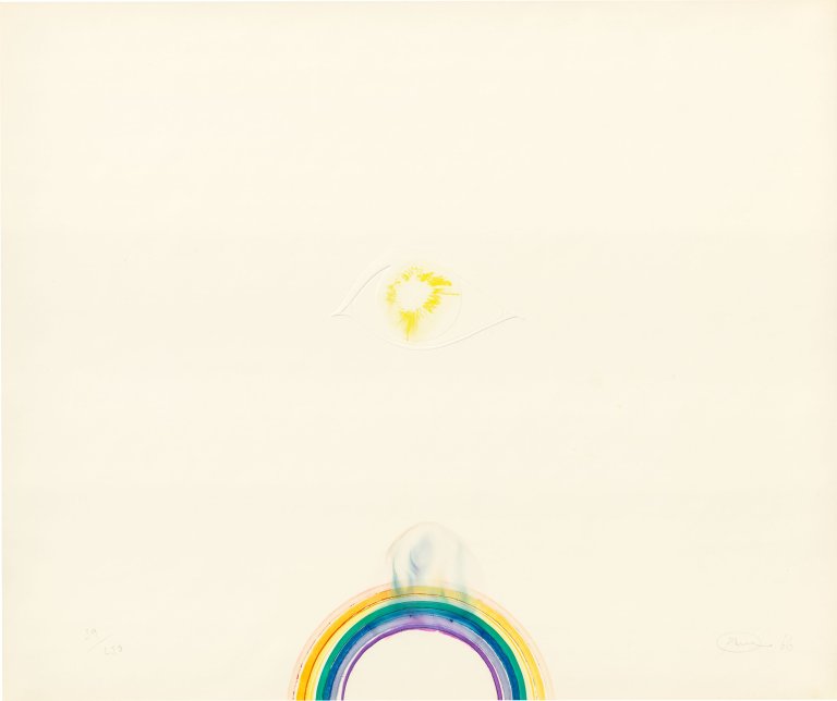 Auf diesem Bild ist das folgende Kunstwerk zu sehen:  Mappenwerk. „ZERO“. 1966.