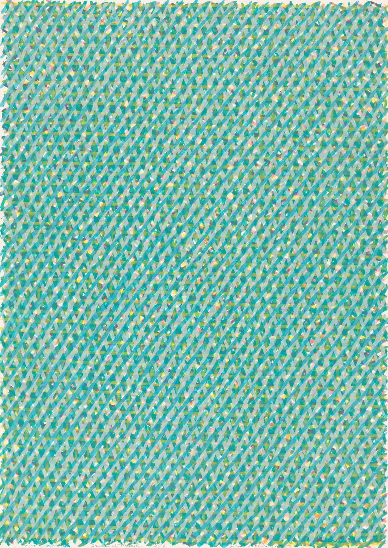 This picture shows the following artwork: Piero Dorazio. Untitled. 1985.