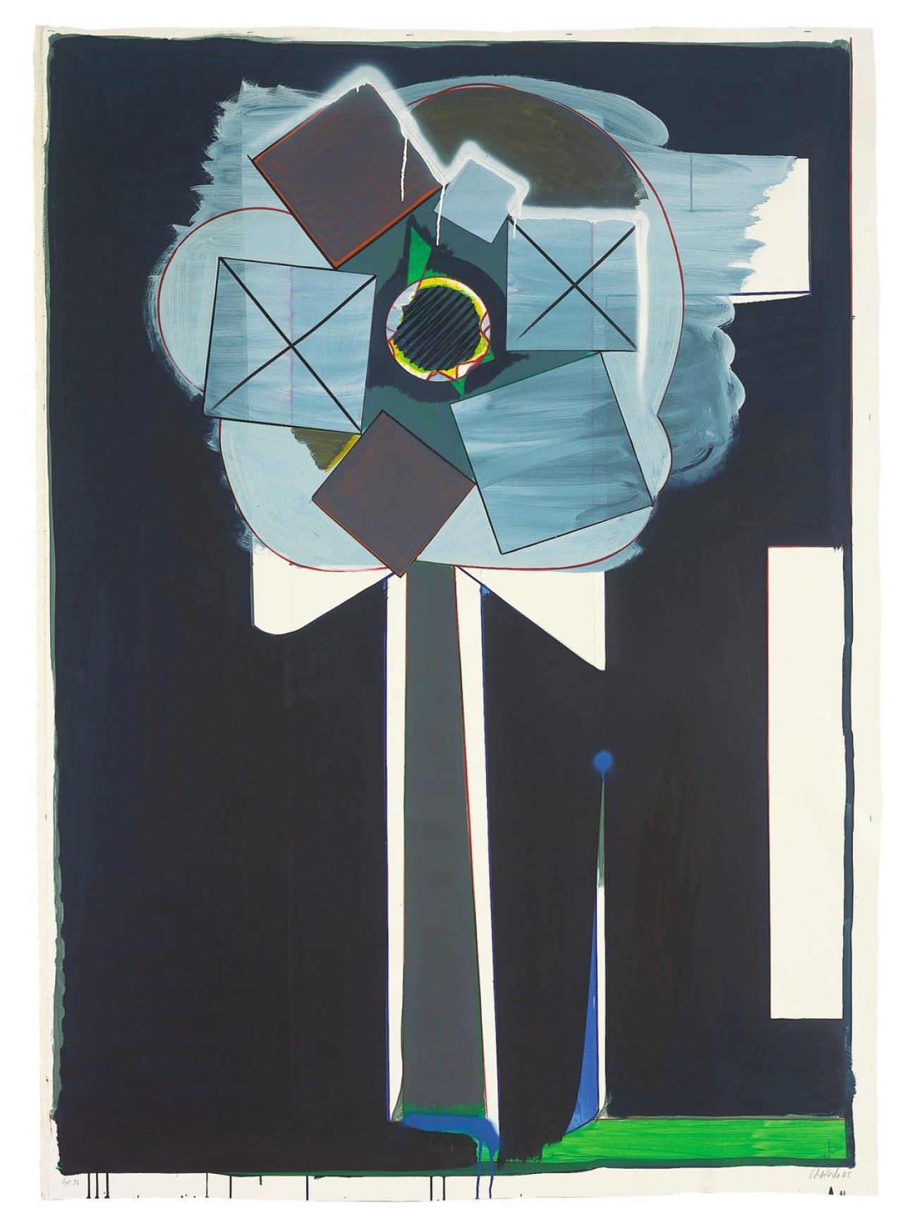Auf diesem Bild ist das folgende Kunstwerk zu sehen: Thomas Scheibitz. „GP 92“. 2005.