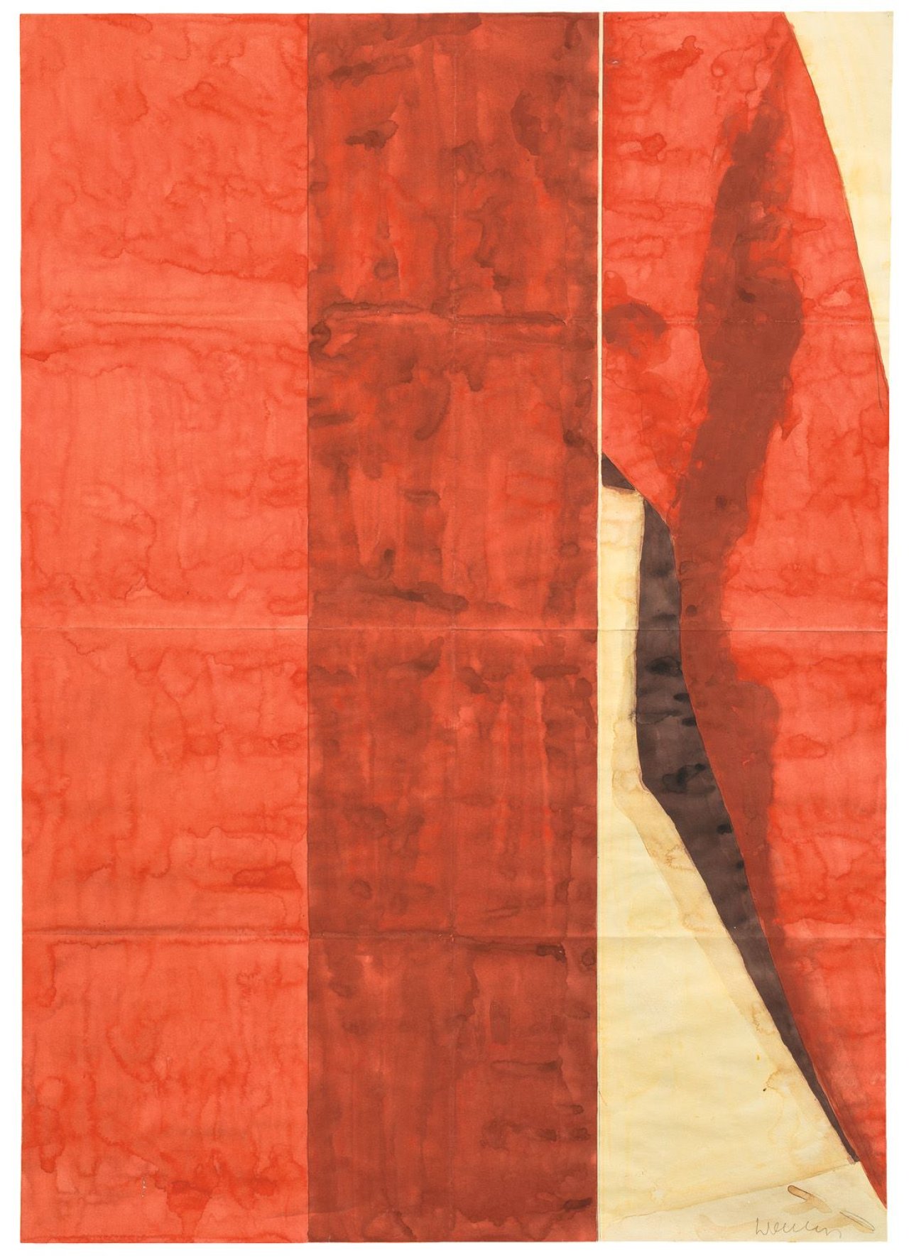 Auf diesem Bild ist das folgende Kunstwerk zu sehen: Franz Erhard Walther. Ohne Titel. 1991.