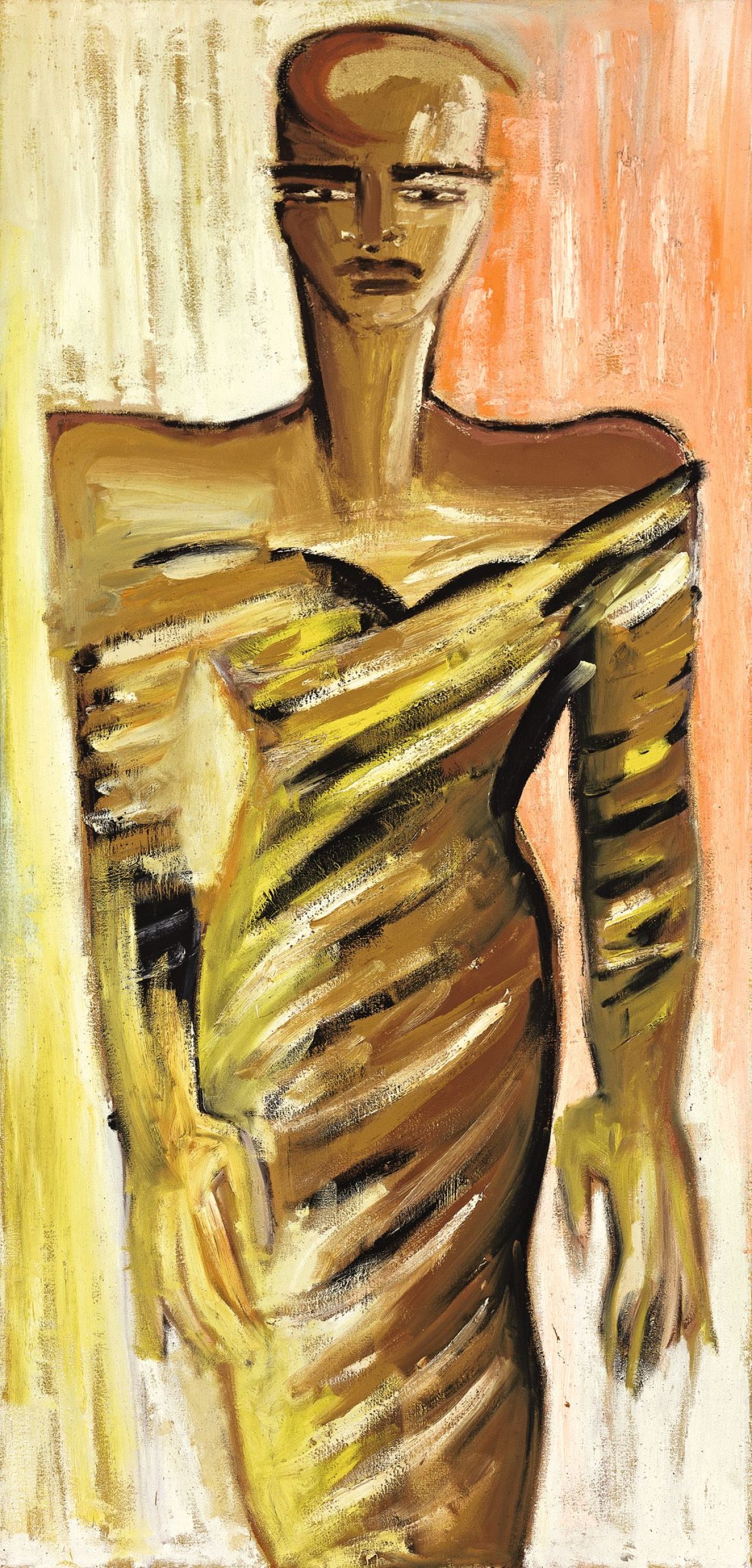 Auf diesem Bild ist das folgende Kunstwerk zu sehen: Elvira Bach. Ohne Titel. 1987.