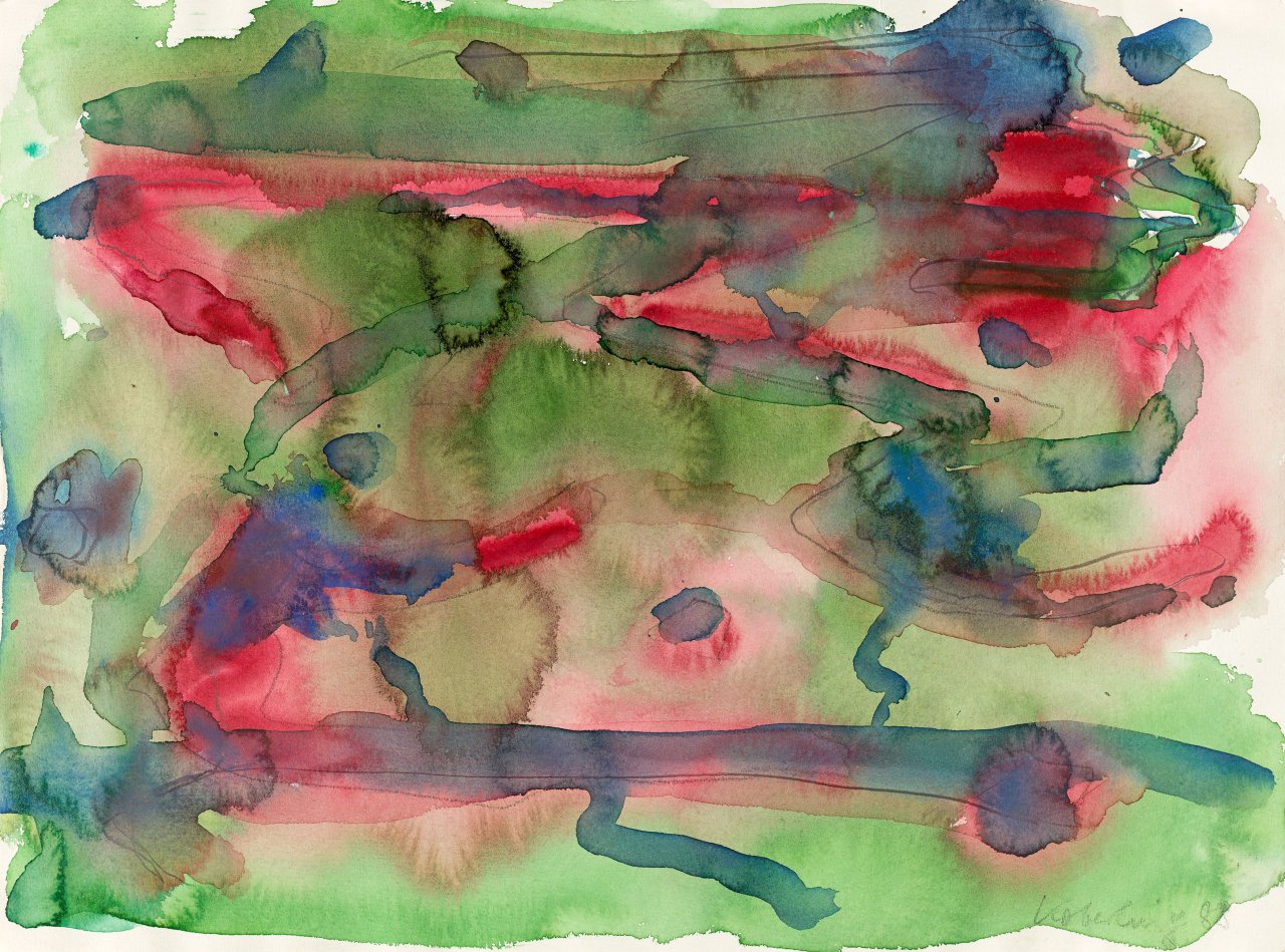 This picture shows the following artwork: Bernd Koberling. Untitled. 1988.