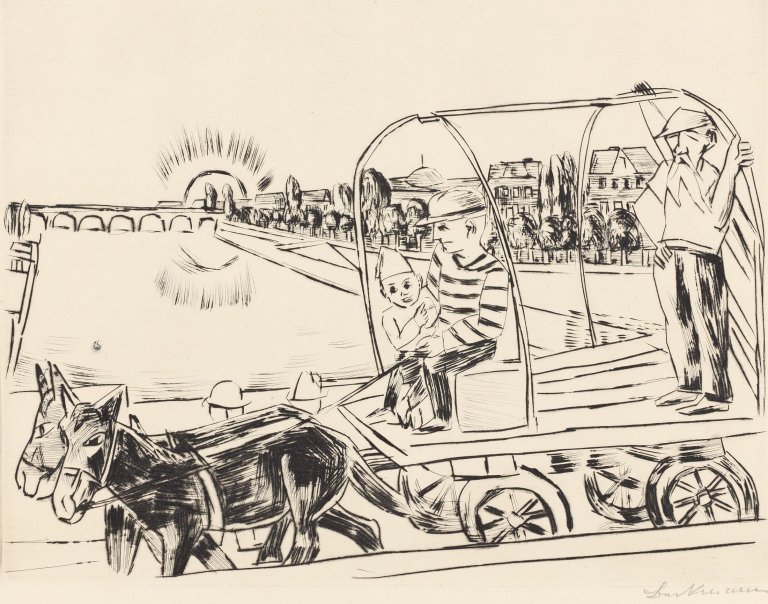 Auf diesem Bild ist das folgende Kunstwerk zu sehen: Max Beckmann. „Der Morgen“. 1923.