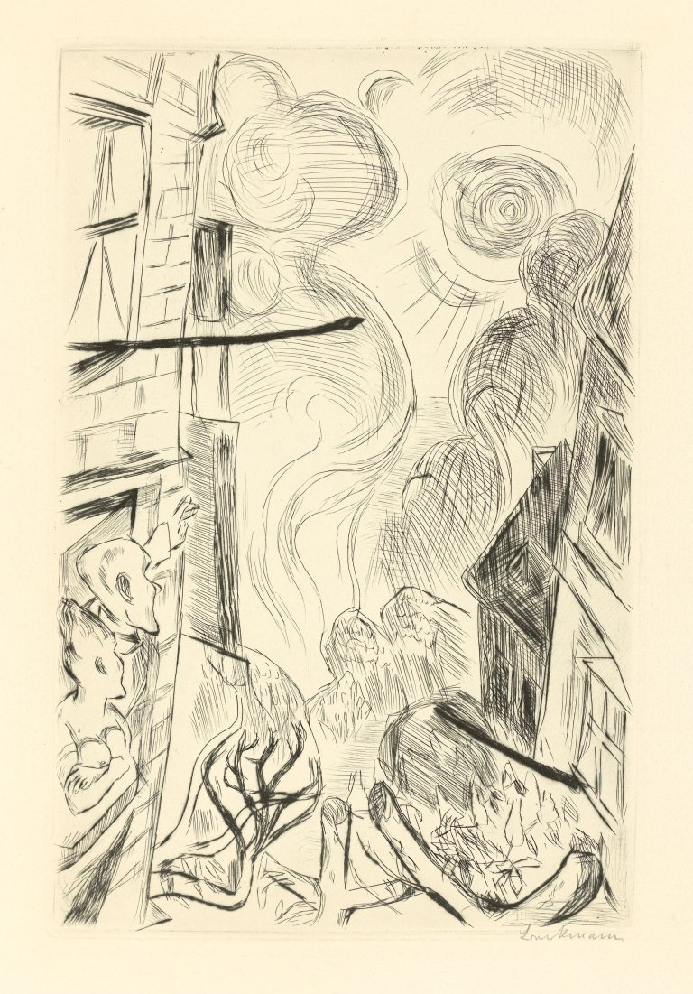 Auf diesem Bild ist das folgende Kunstwerk zu sehen: Max Beckmann. „Frühling“. 1918.