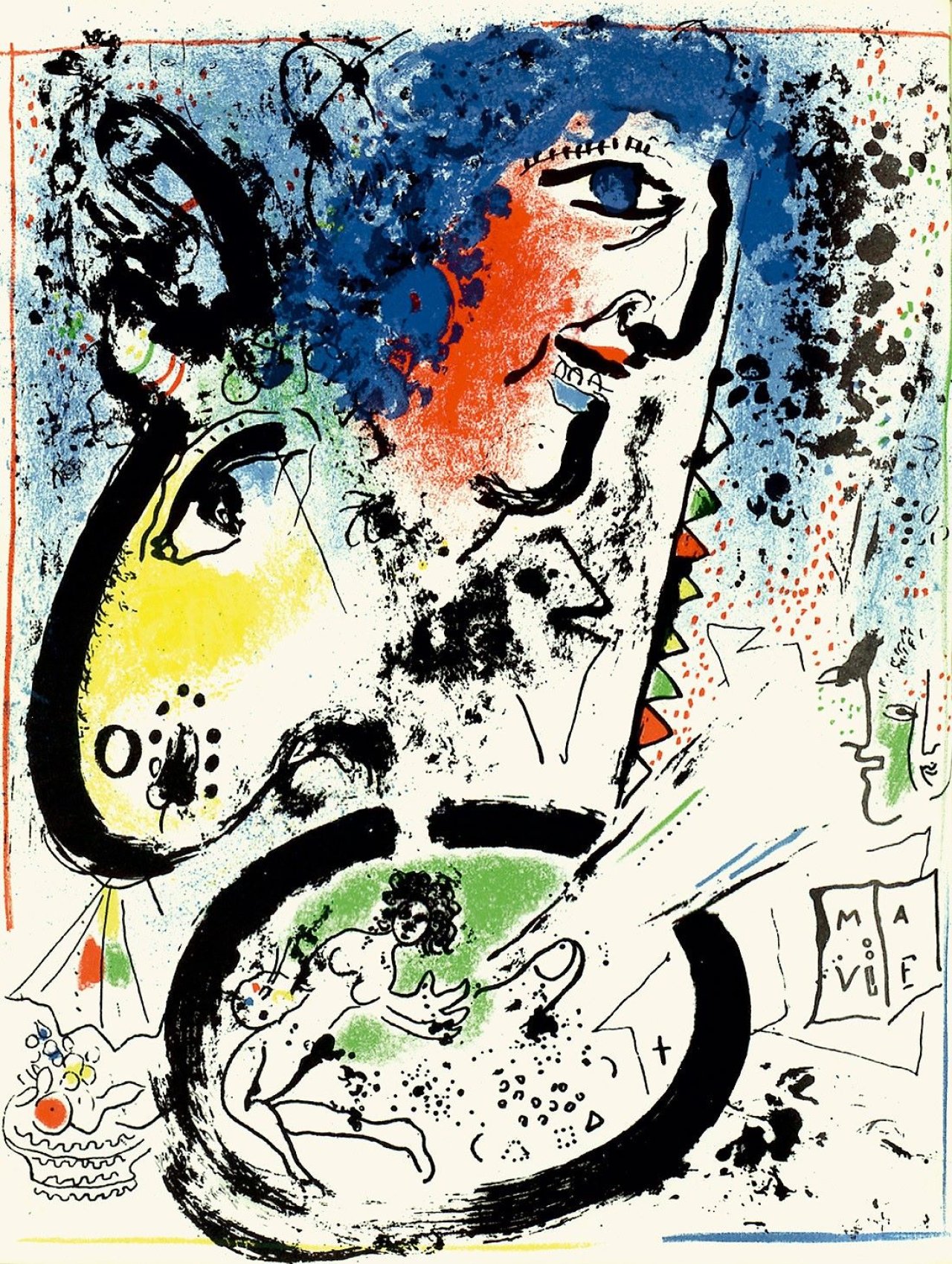 Auf diesem Bild ist das folgende Kunstwerk zu sehen: Marc Chagall. „Chagall Lithographe“ (I-V). 1960-1984.