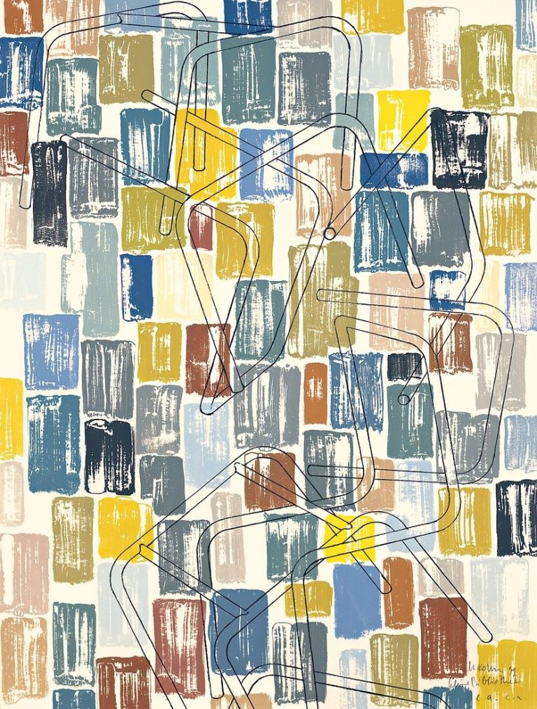Auf diesem Bild ist das folgende Kunstwerk zu sehen: Uwe Kowski. „Kleine Bibliothek“. 1999.