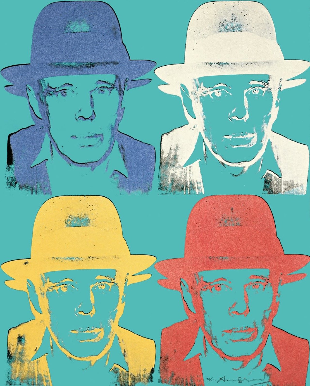 This picture shows the following artwork: Andy Warhol. „Joseph Beuys“. 1980/83.