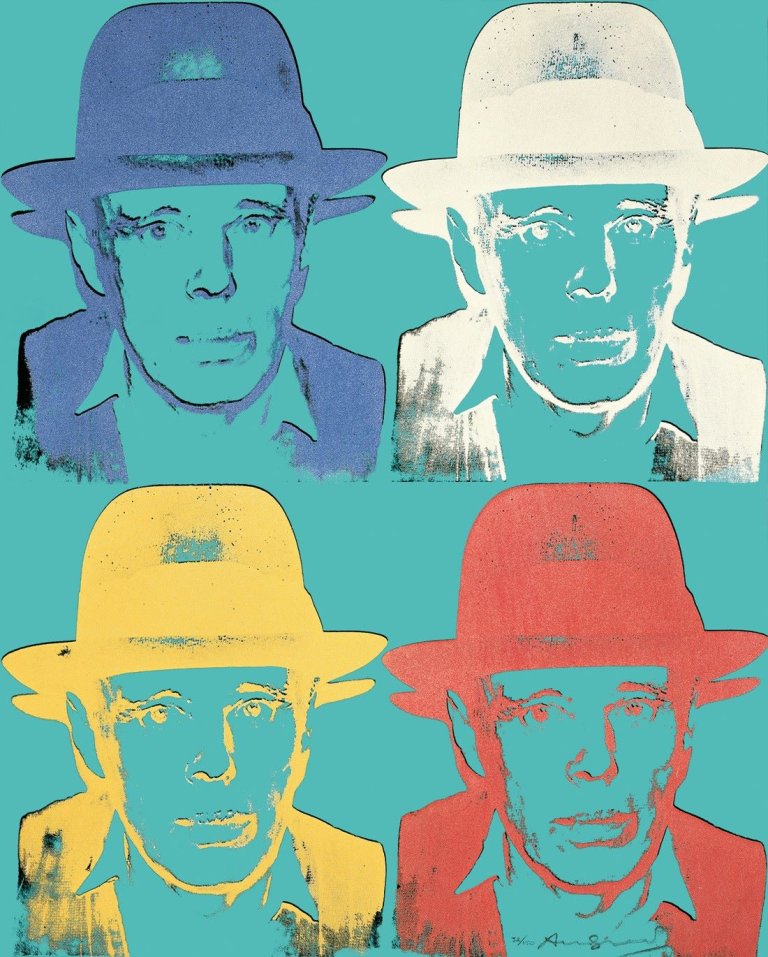 This picture shows the following artwork: Andy Warhol. „Joseph Beuys“. 1980/83.