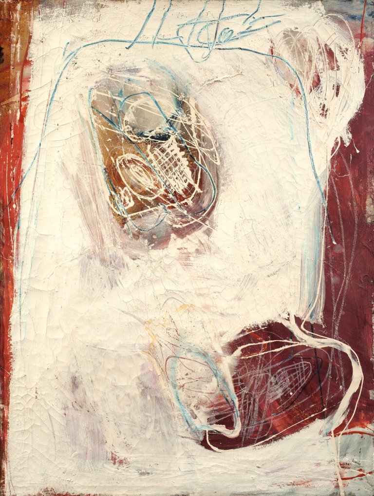 Auf diesem Bild ist das folgende Kunstwerk zu sehen: Walter Stöhrer. „Dädalus II“. Um 1961.