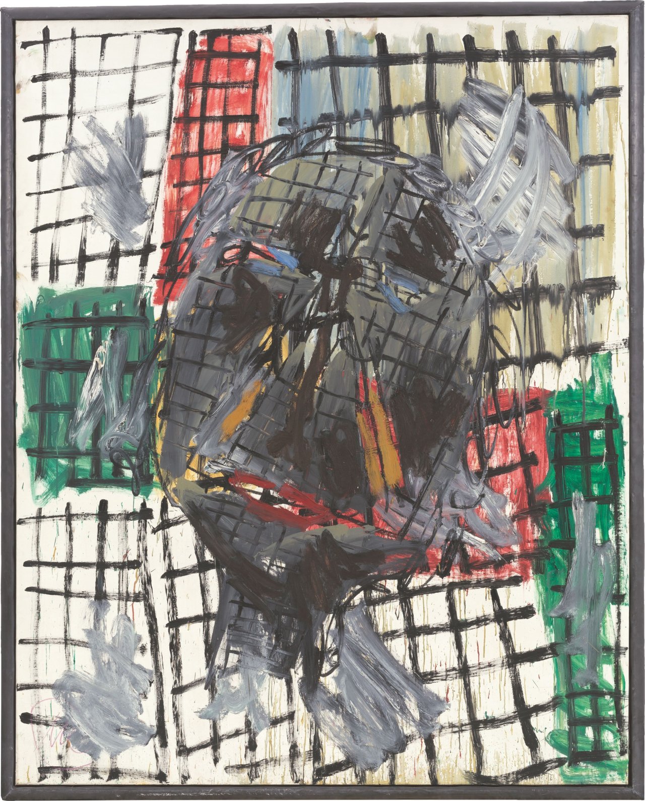 Auf diesem Bild ist das folgende Kunstwerk zu sehen: Markus Lüpertz. „Männer ohne Frauen. Parsifal“. 1993-95.