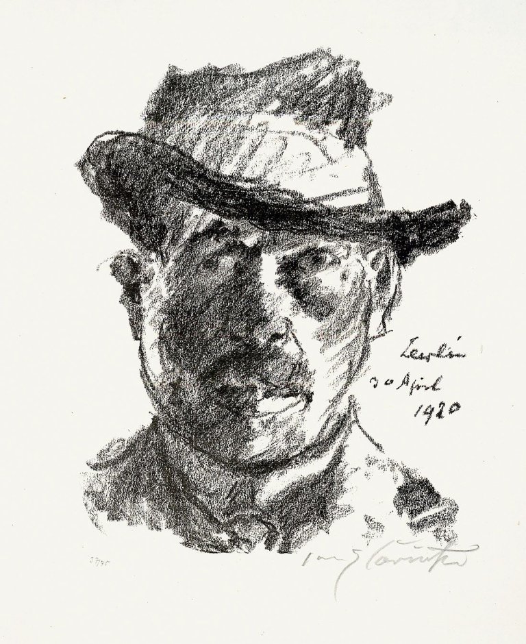 This picture shows the following artwork: Lovis Corinth. „Selbstbildnis“. 1920.
