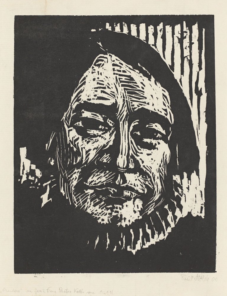 This picture shows the following artwork: Emil Nolde. „Anders Poulsen“. 1906.