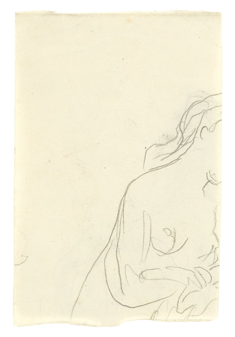 Auf diesem Bild ist das folgende Kunstwerk zu sehen: René Magritte. Ohne Titel (Weiblicher Akt). Um 1930.