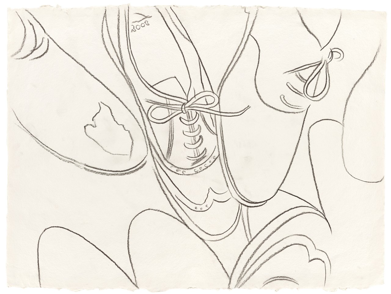 This picture shows the following artwork: Andy Warhol. Shoes. 1980.