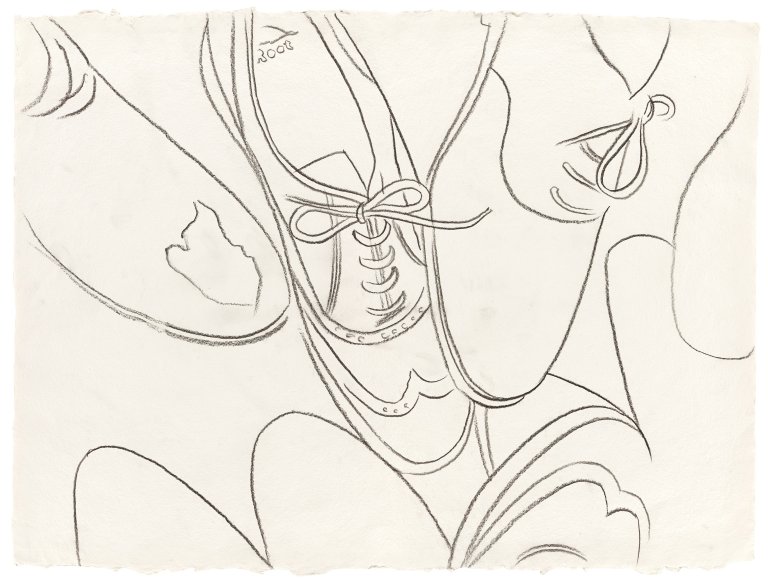 This picture shows the following artwork: Andy Warhol. Shoes. 1980.