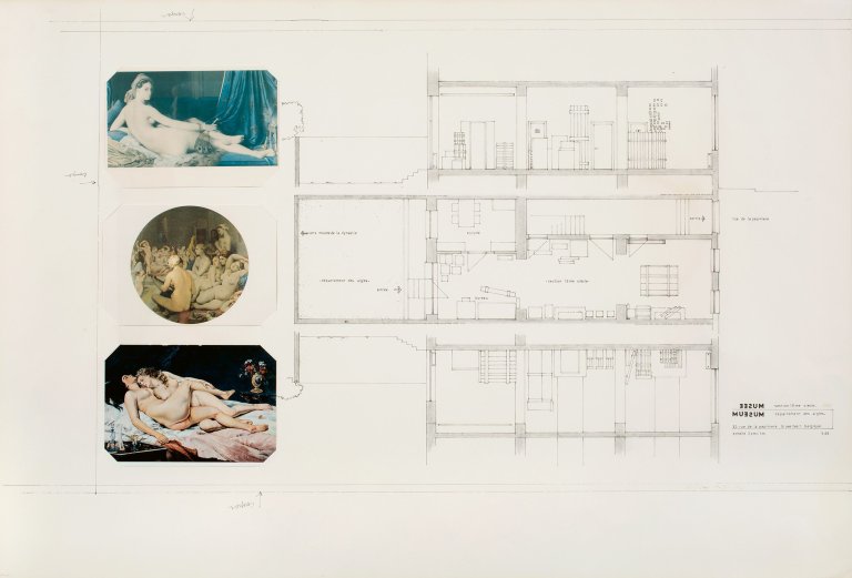 Auf diesem Bild ist das folgende Kunstwerk zu sehen: Marcel Broodthaers. „Musée - Museum“. 1968/1972.