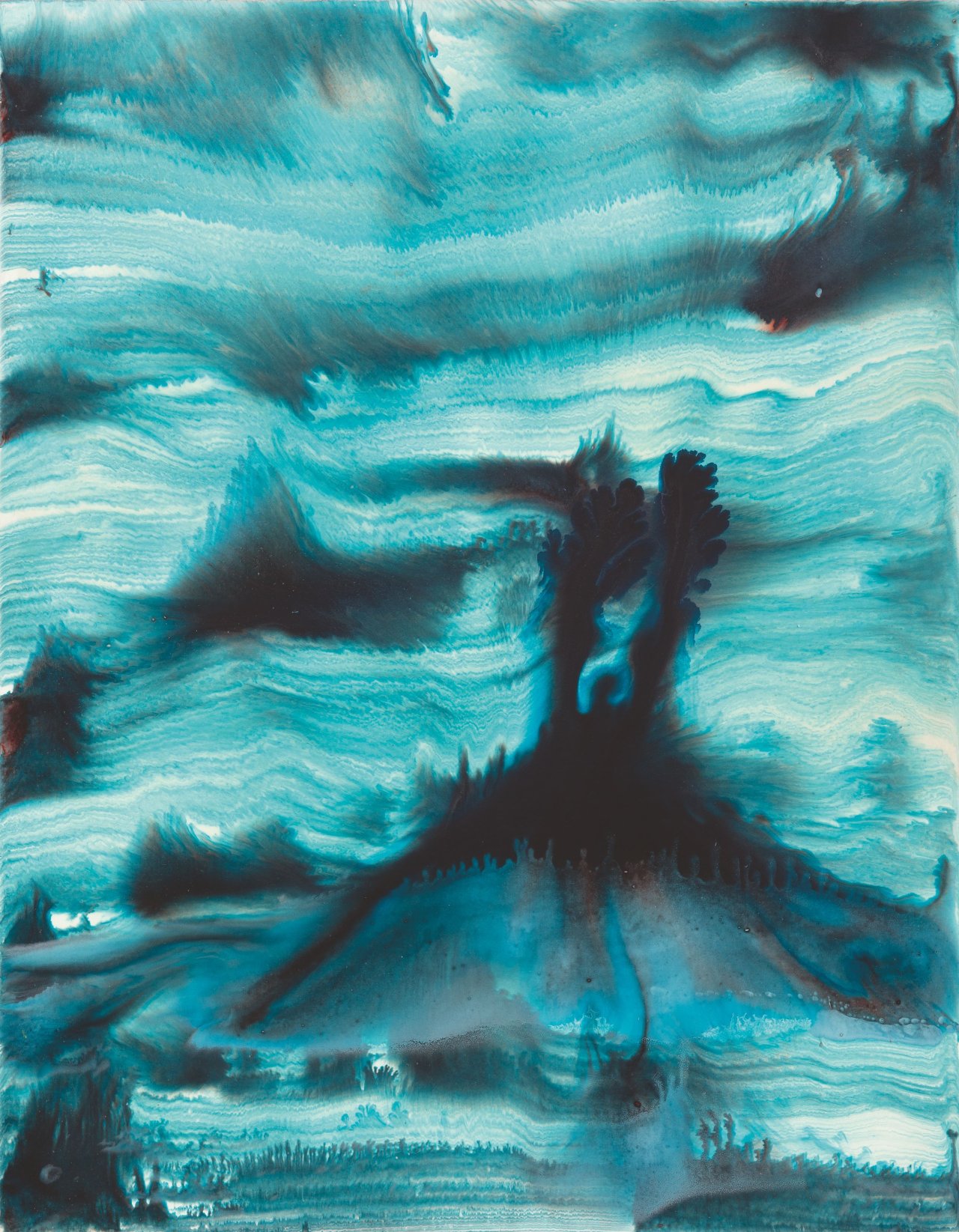 Auf diesem Bild ist das folgende Kunstwerk zu sehen: Bernard Frize. Dragon. 1992.