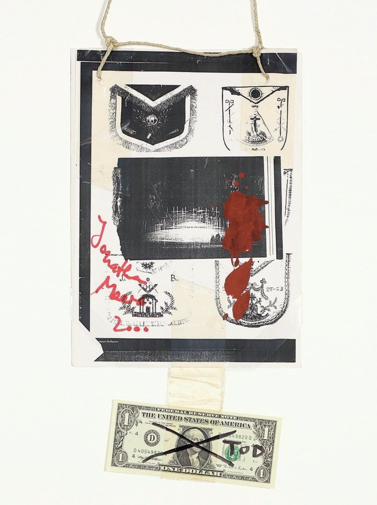 Auf diesem Bild ist das folgende Kunstwerk zu sehen: Jonathan Meese. Ohne Titel. 2000.