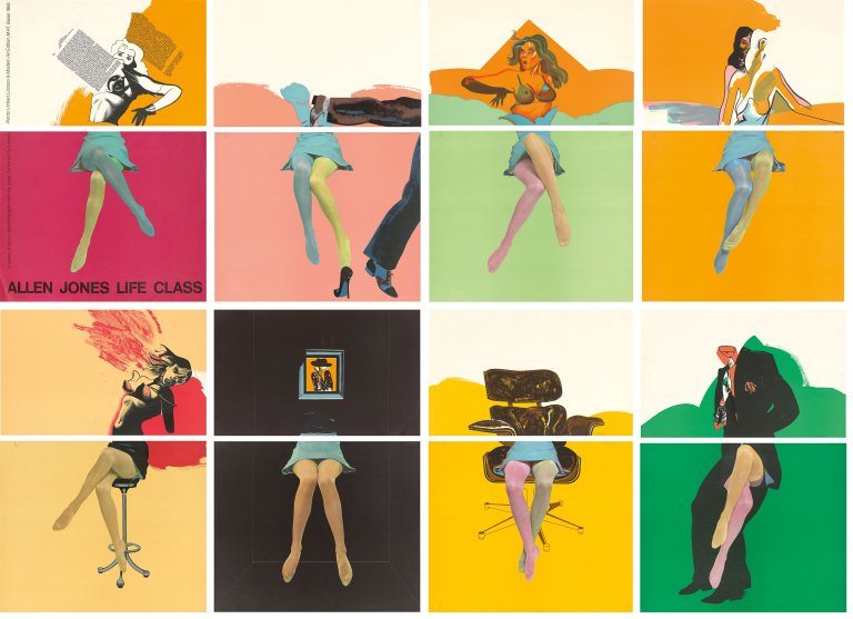 Auf diesem Bild ist das folgende Kunstwerk zu sehen: Allen Jones. „Life Class“. 1968.
