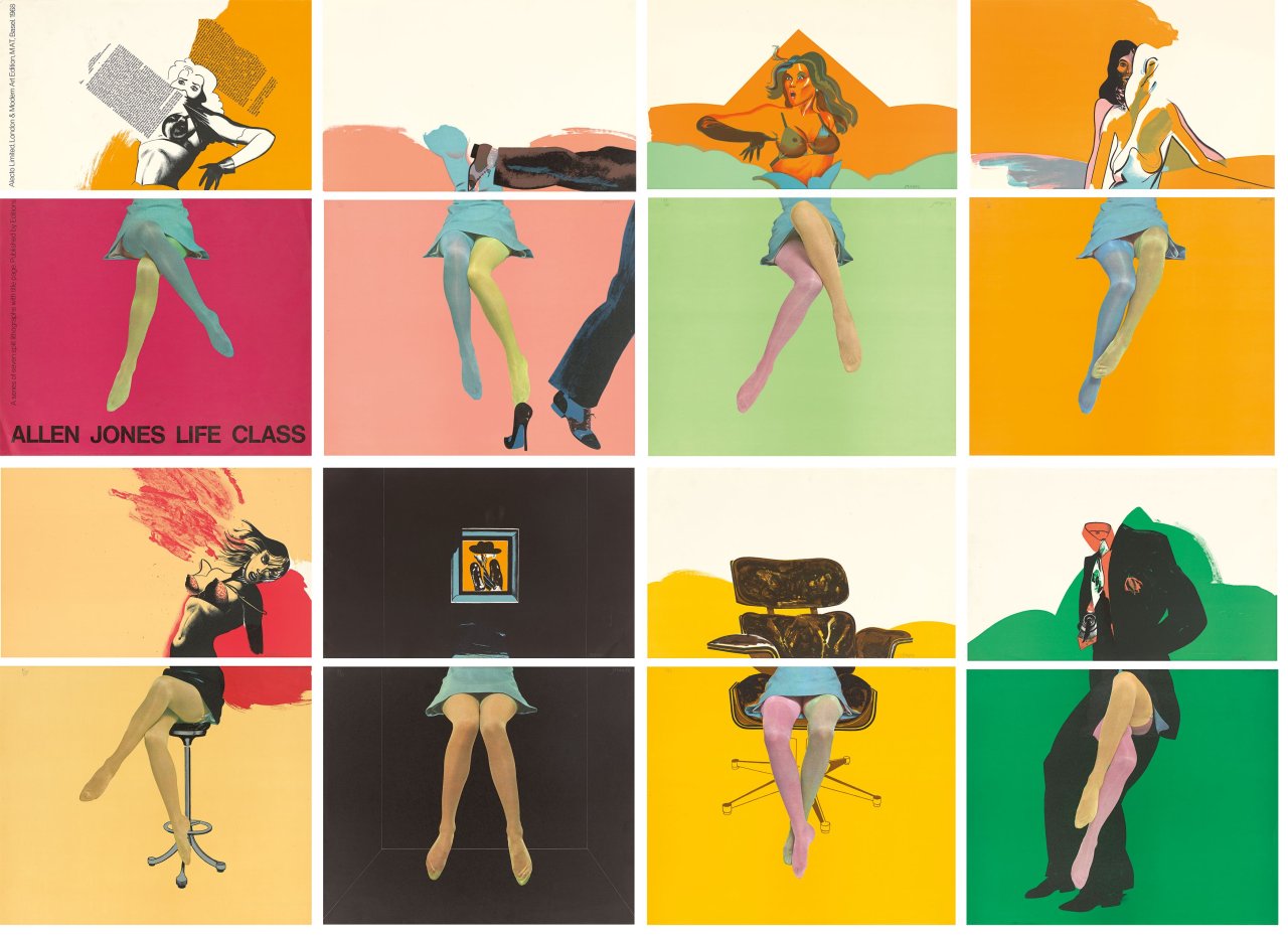 Auf diesem Bild ist das folgende Kunstwerk zu sehen: Allen Jones. „Life Class“. 1968.