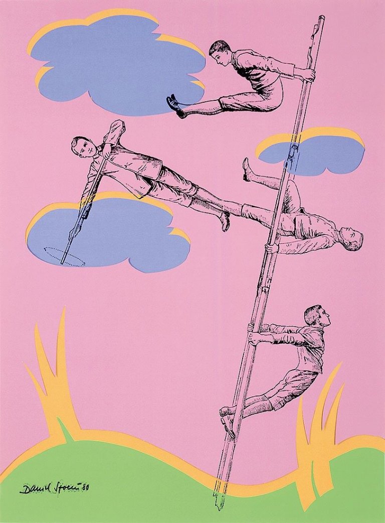 Auf diesem Bild ist das folgende Kunstwerk zu sehen: Daniel Spoerri. Ohne Titel. 1980.