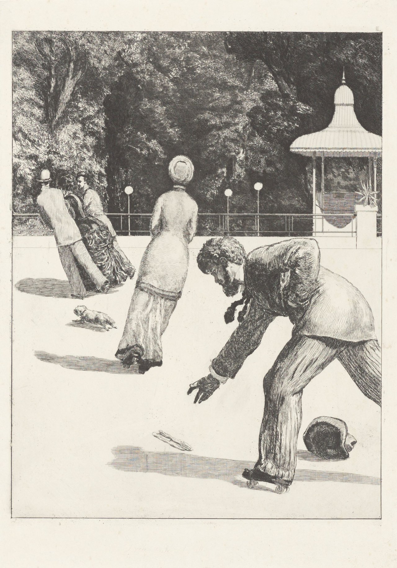 This picture shows the following artwork: Max Klinger. ”Ein Handschuh (Opus VI)”. 1881/1893.