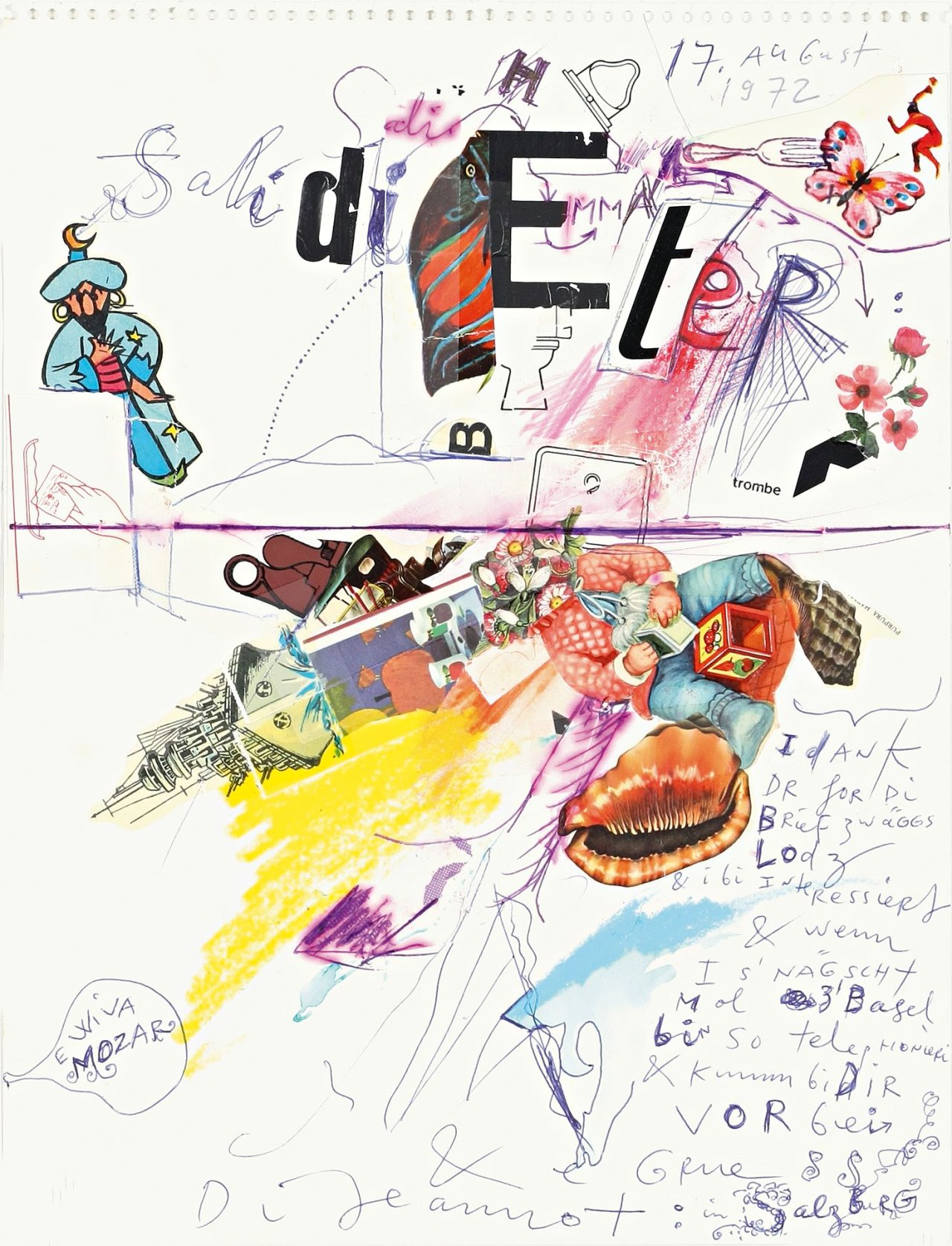 Auf diesem Bild ist das folgende Kunstwerk zu sehen: Jean Tinguely. Ohne Titel. 1972.