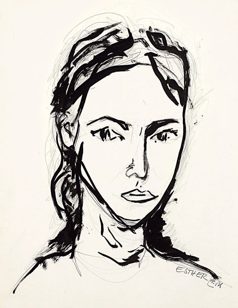Auf diesem Bild ist das folgende Kunstwerk zu sehen: Eberhard Havekost. „Esther“. 1986.