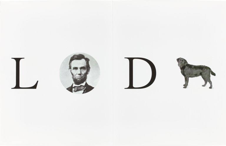 Auf diesem Bild ist das folgende Kunstwerk zu sehen: John Baldessari. „Give me a B, give me an A ... & etc.“. 2009.