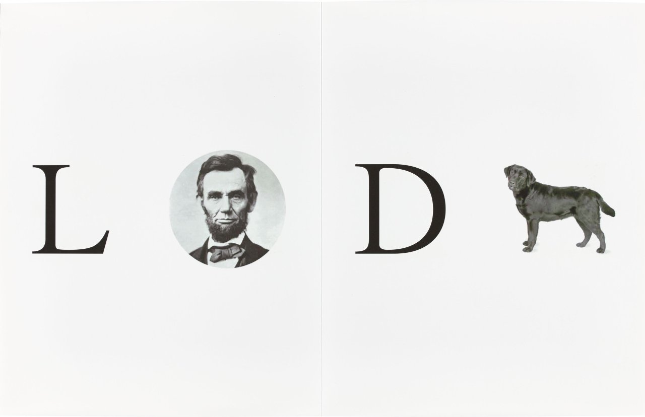 Auf diesem Bild ist das folgende Kunstwerk zu sehen: John Baldessari. „Give me a B, give me an A ... & etc.“. 2009.