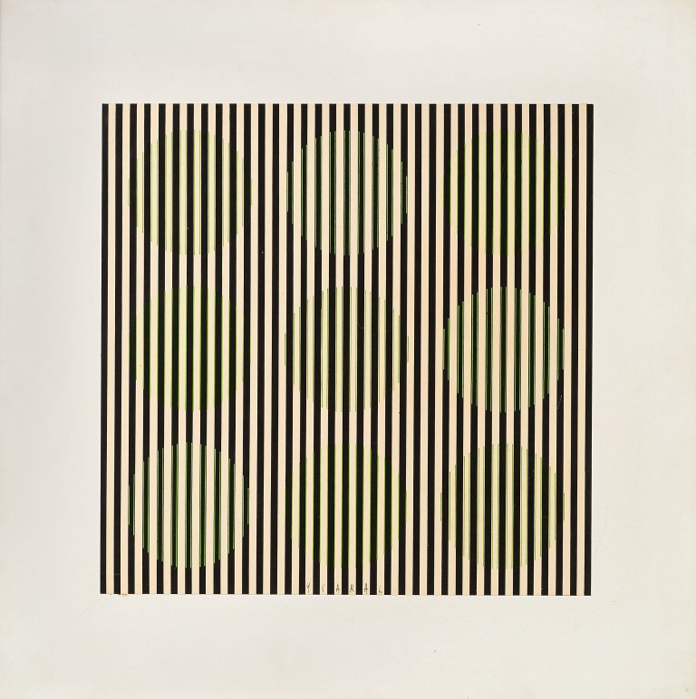 Auf diesem Bild ist das folgende Kunstwerk zu sehen: Jean-Pierre Yvaral. Ohne Titel. Um 1960/70.
