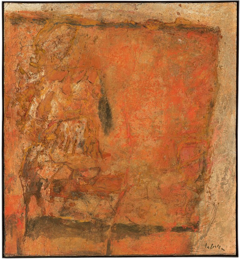 Auf diesem Bild ist das folgende Kunstwerk zu sehen: Karl Fred Dahmen. „Erwachen“. 1962.