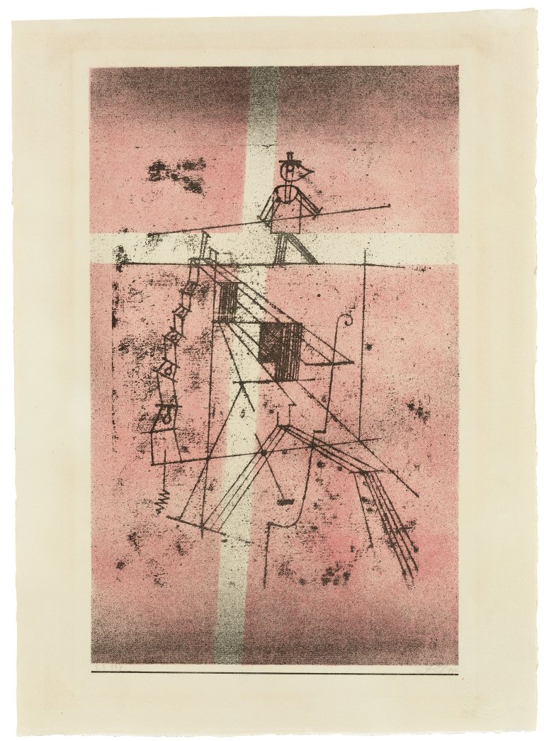 This picture shows the following artwork: Paul Klee. „Seiltänzer“. 1923.