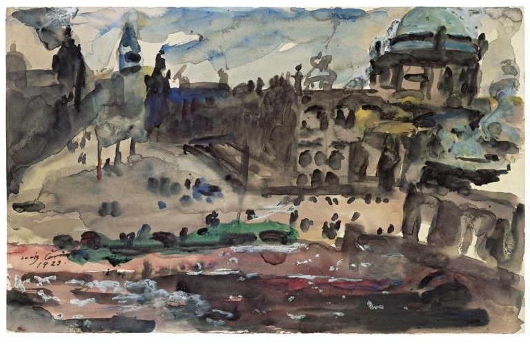 This picture shows the following artwork: Lovis Corinth. Schloßfreiheit. 1923.