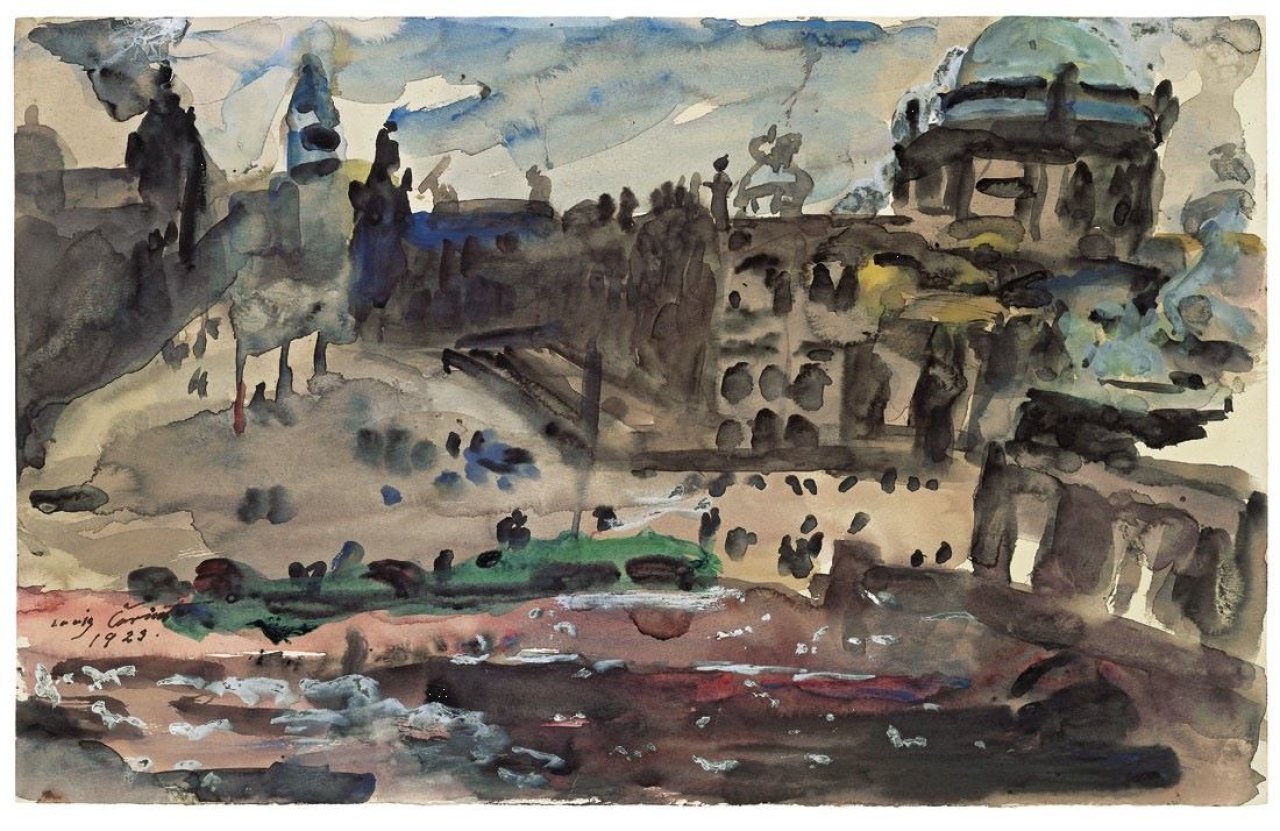 This picture shows the following artwork: Lovis Corinth. Schloßfreiheit. 1923.