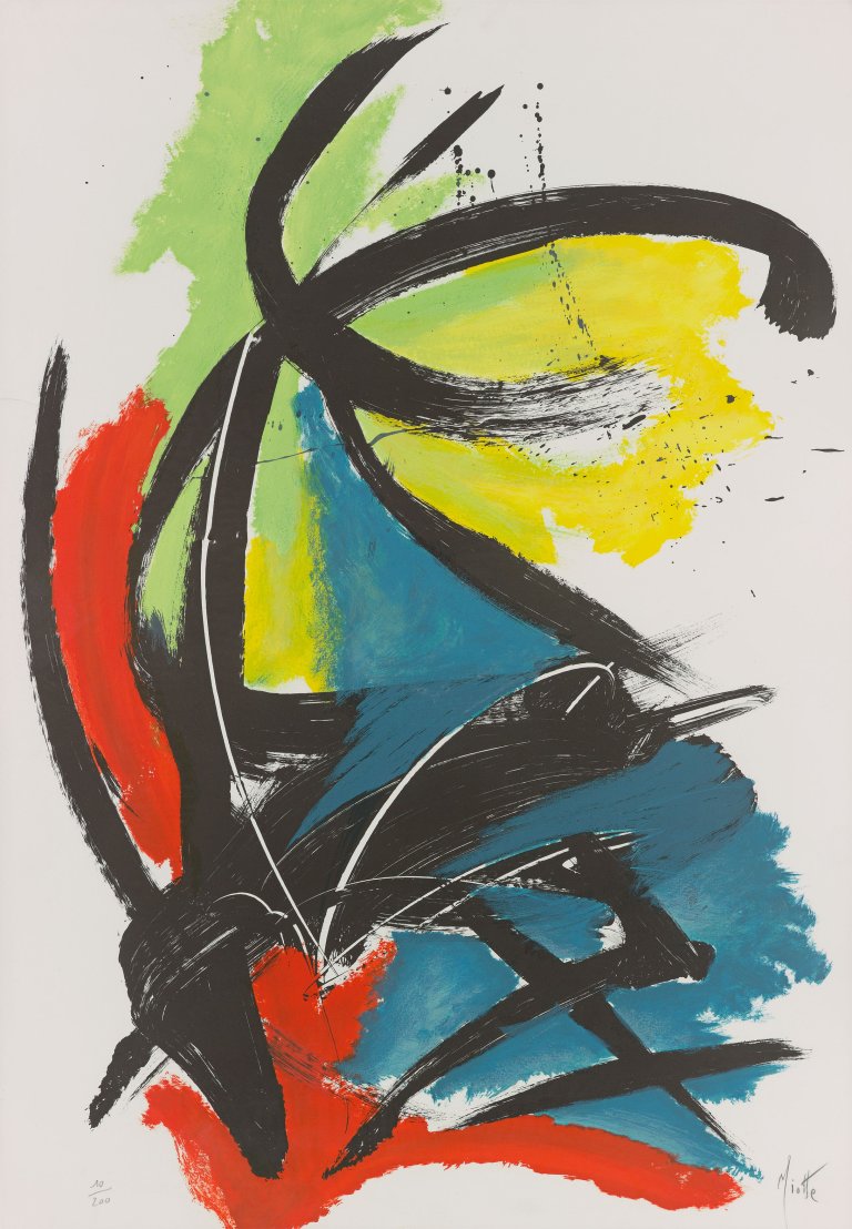 Auf diesem Bild ist das folgende Kunstwerk zu sehen: Jean Miotte. Ohne Titel.