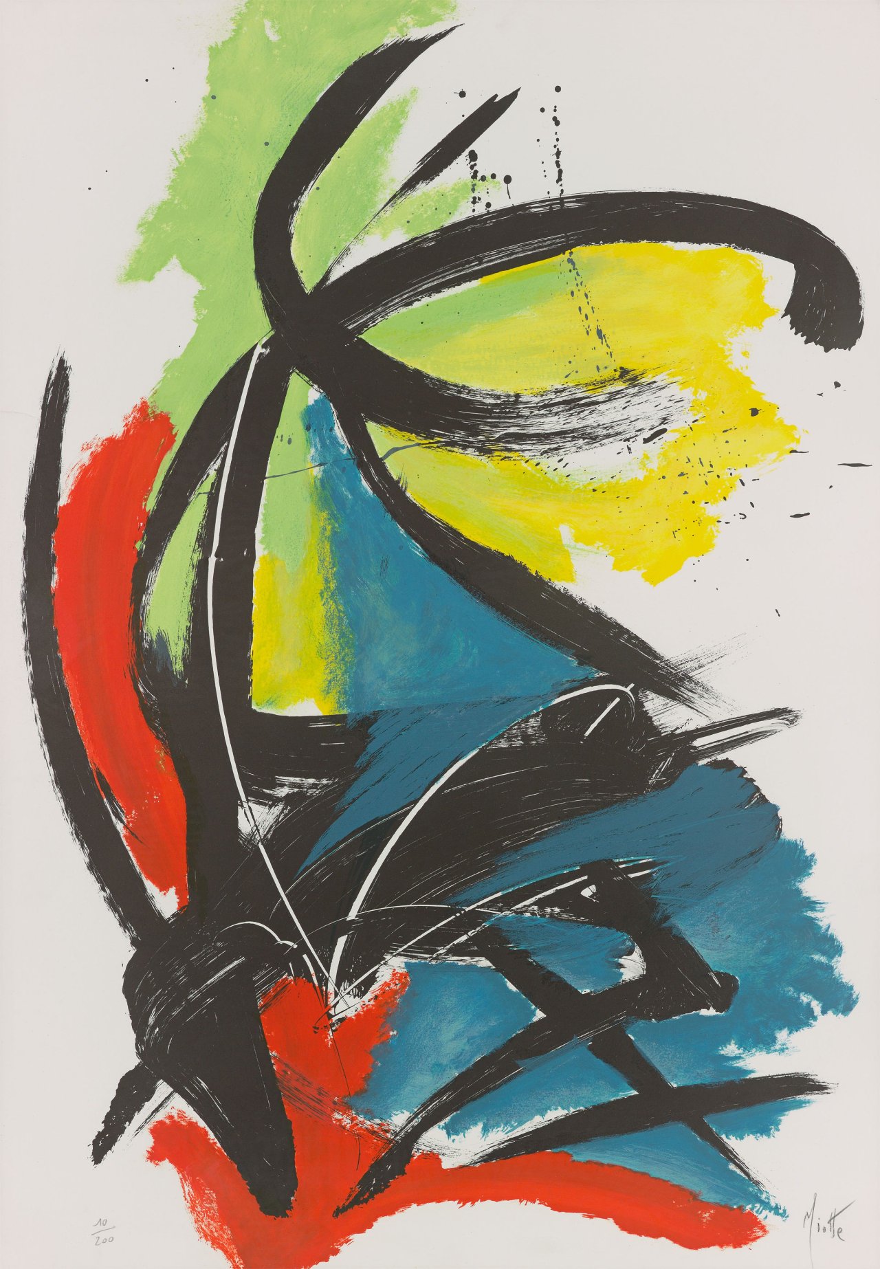 Auf diesem Bild ist das folgende Kunstwerk zu sehen: Jean Miotte. Ohne Titel.
