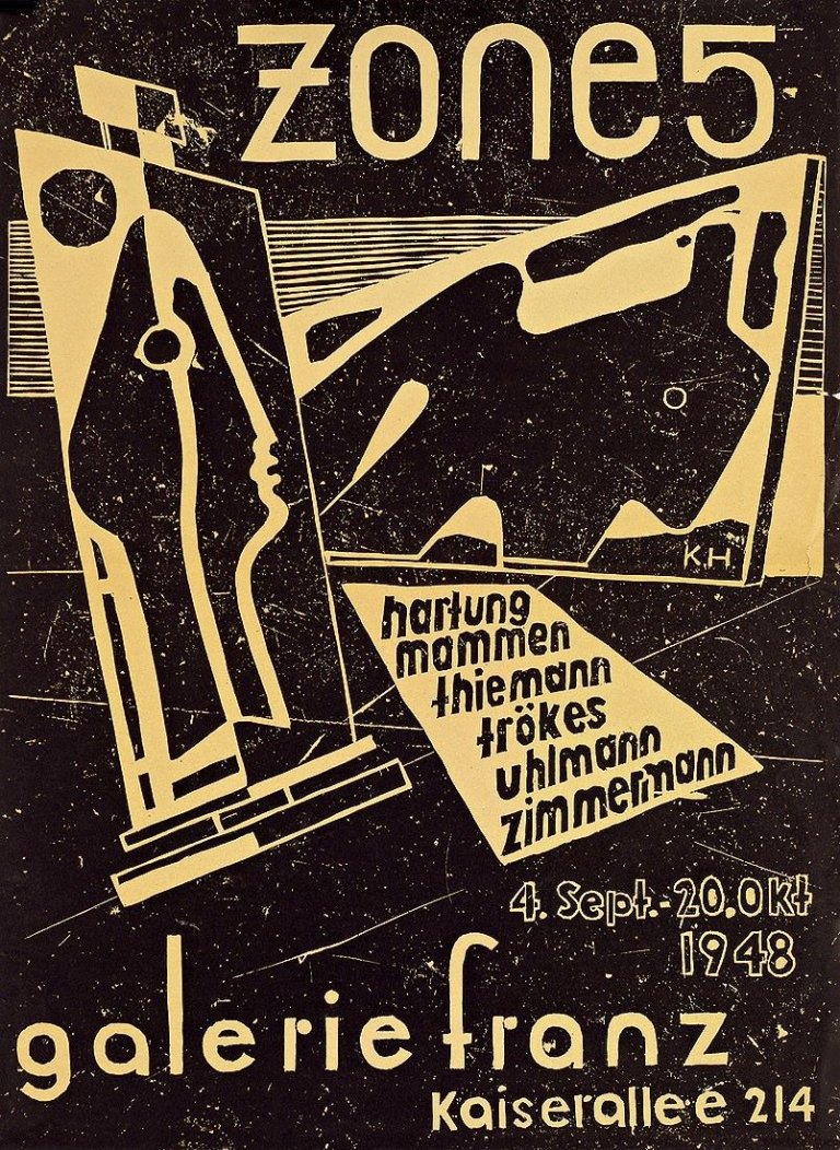 Auf diesem Bild ist das folgende Kunstwerk zu sehen: Karl Hartung. „Zone 5“. 1948.