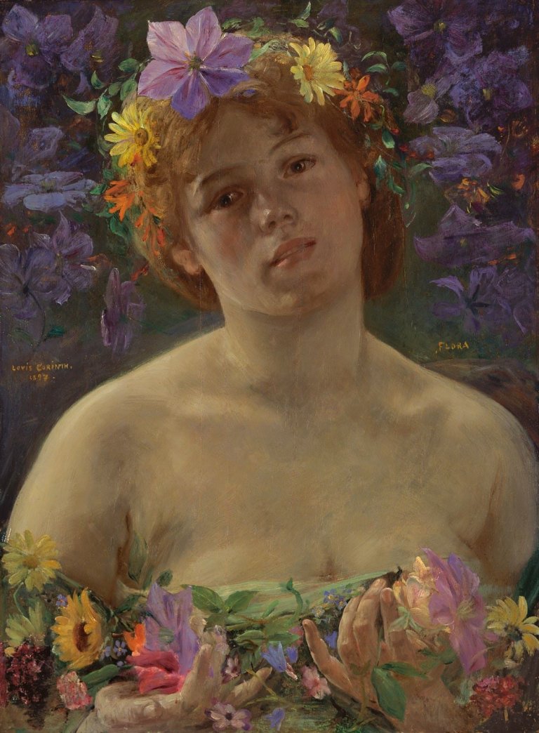 This picture shows the following artwork: Lovis Corinth. „Flora“. 1897.