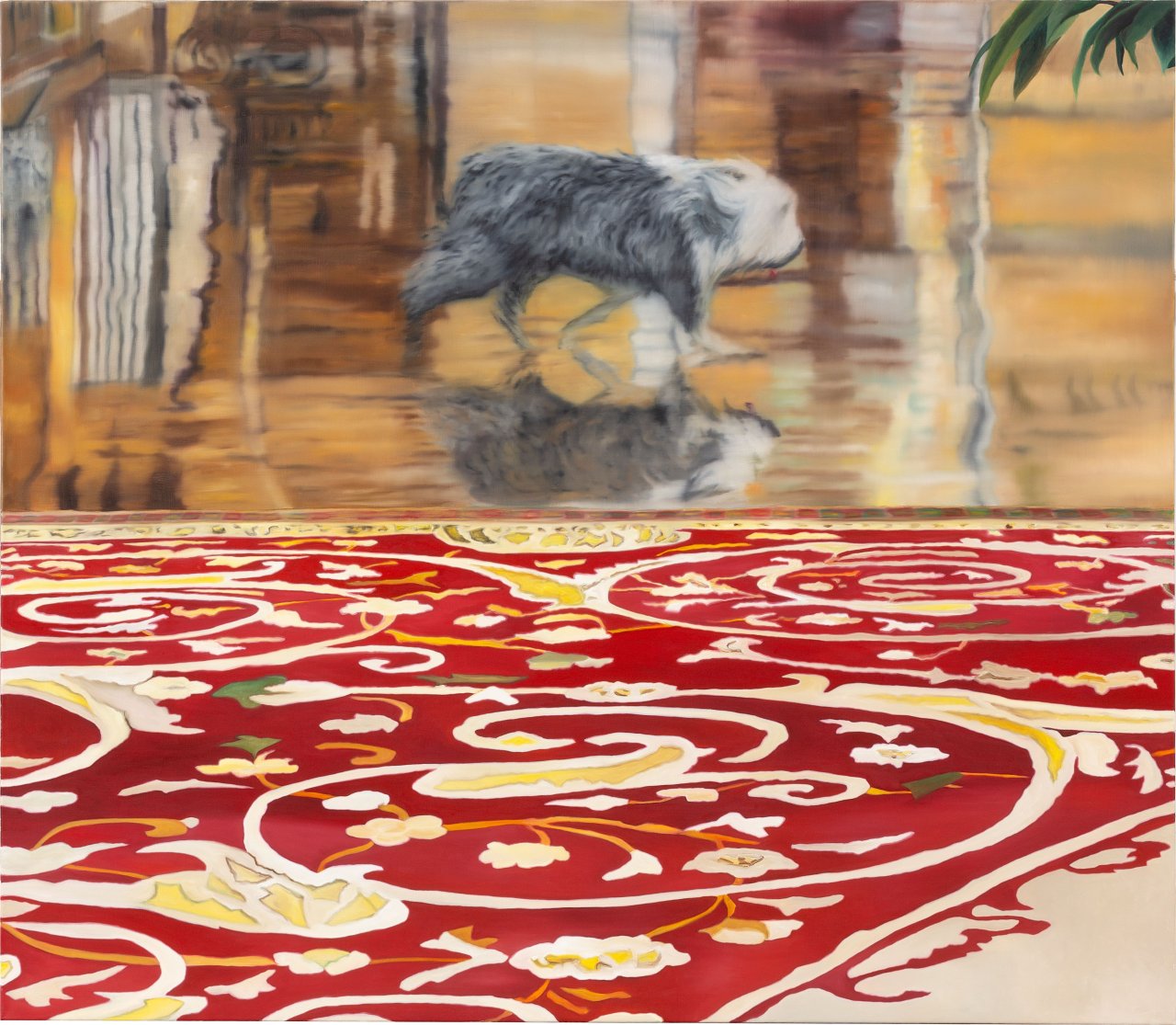This picture shows the following artwork: Karin Kneffel. Untitled. 2005.