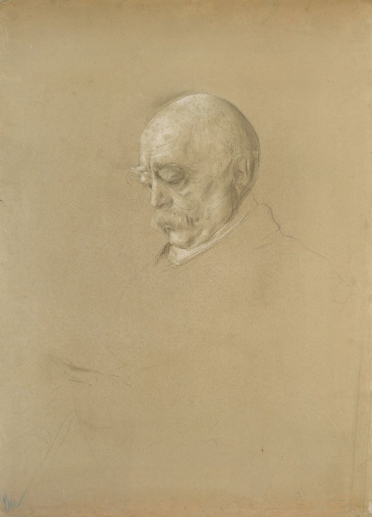 Auf diesem Bild ist das folgende Kunstwerk zu sehen: Franz von Lenbach. „Bismarck“.