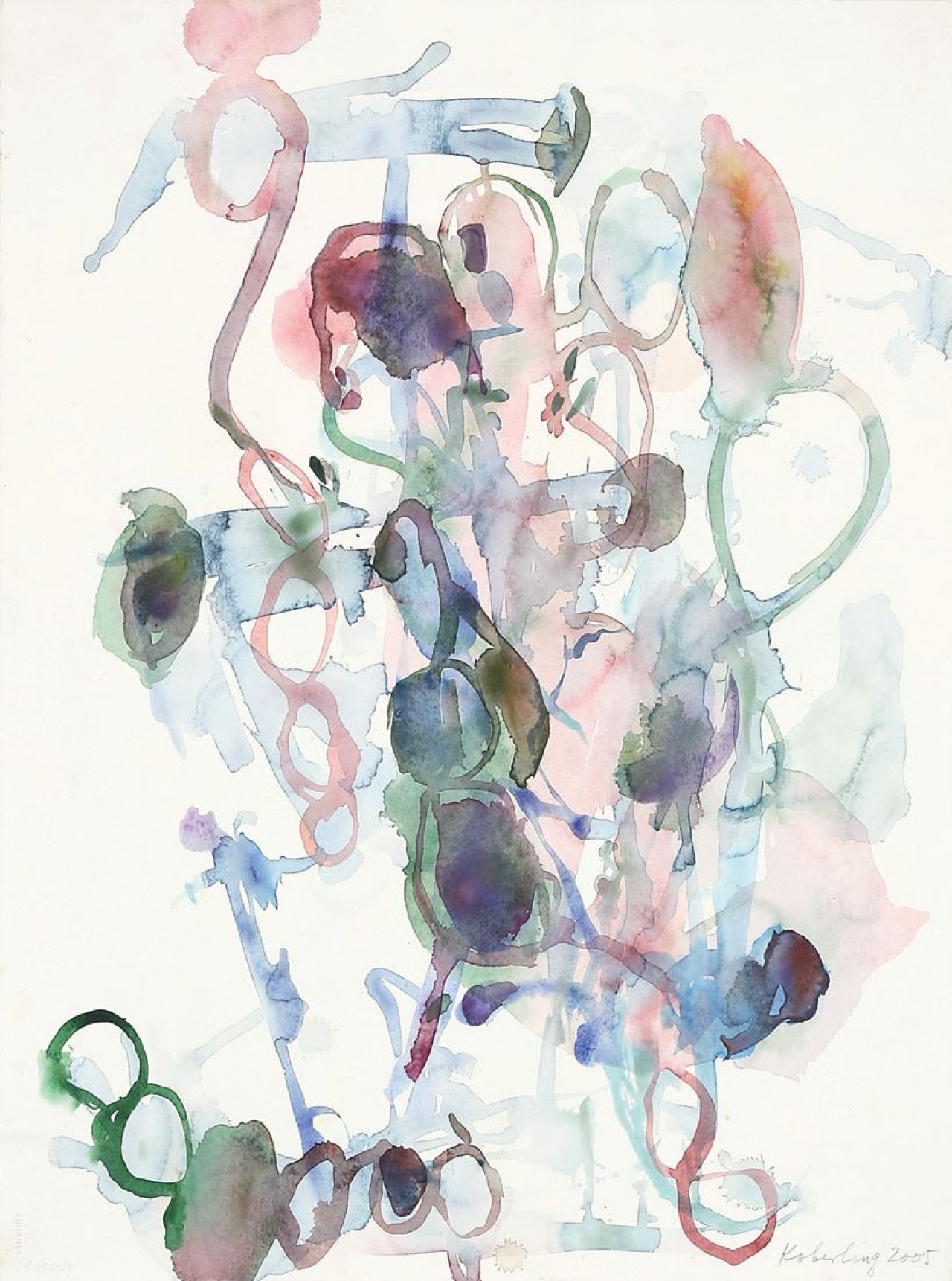 Auf diesem Bild ist das folgende Kunstwerk zu sehen: Bernd Koberling. Ohne Titel. 2005.