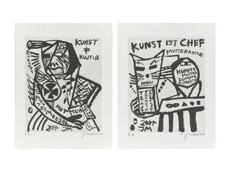 Auf diesem Bild ist das folgende Kunstwerk zu sehen: Jonathan Meese. Mutter Meese. 2011.