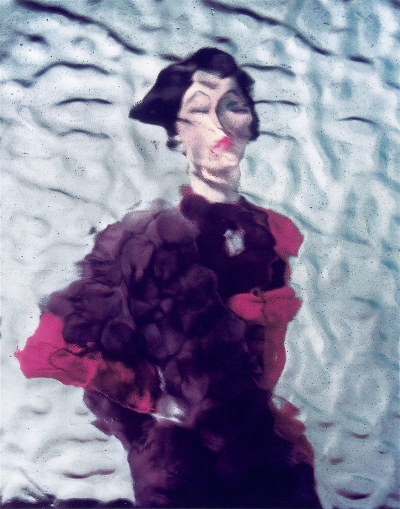 This picture shows the following artwork: Erwin Blumenfeld. Water Effect, Cover Study, New York. Early 1950s.