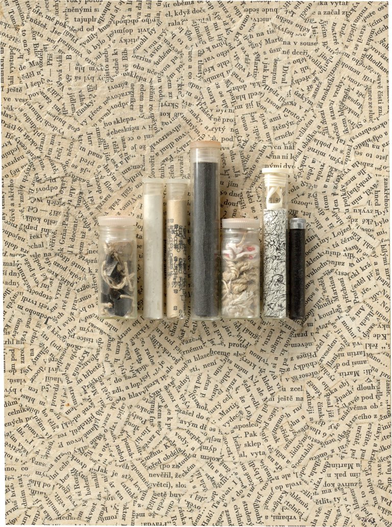 Auf diesem Bild ist das folgende Kunstwerk zu sehen: Jiří Kolář. Ohne Titel. 1963/80.