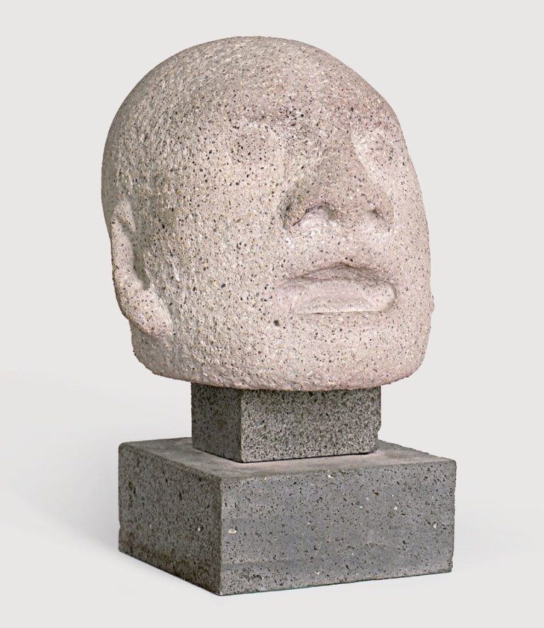 Auf diesem Bild ist das folgende Kunstwerk zu sehen: Rainer Kriester. „Blinder Kopf I“. 1973.