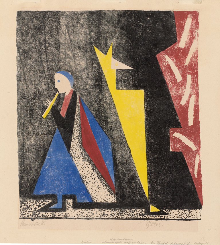 Auf diesem Bild ist das folgende Kunstwerk zu sehen: Werner Gilles. „Orpheus“. 1951.