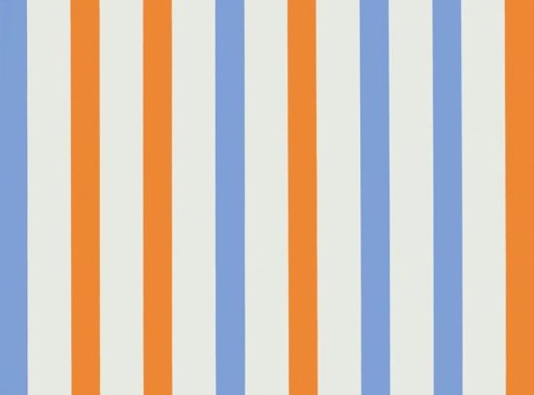 Auf diesem Bild ist das folgende Kunstwerk zu sehen: Andreas Brandt. „Blau-Orange“. 1973.