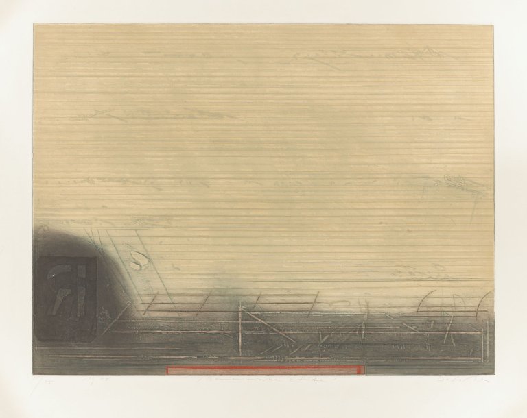 Auf diesem Bild ist das folgende Kunstwerk zu sehen: Karl Fred Dahmen. „Romantische Etüde“. 1978.