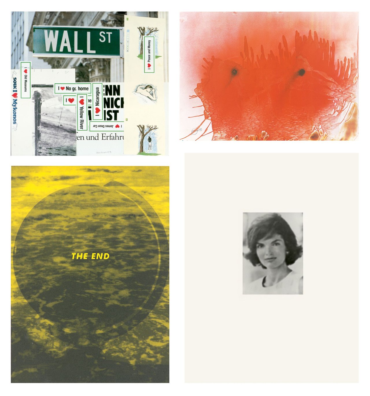 Auf diesem Bild ist das folgende Kunstwerk zu sehen:  Mappenwerk. J.F.K.-Mappe. 1993.